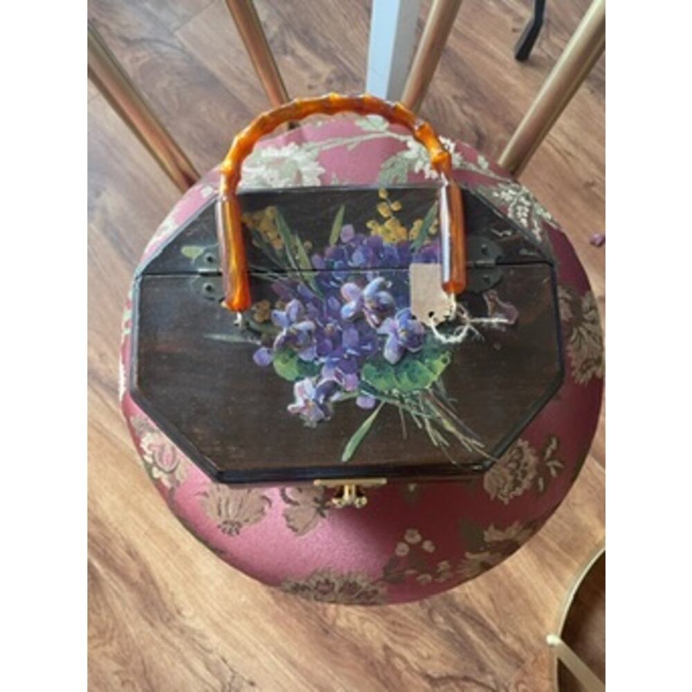 Vintage Wooden Purse